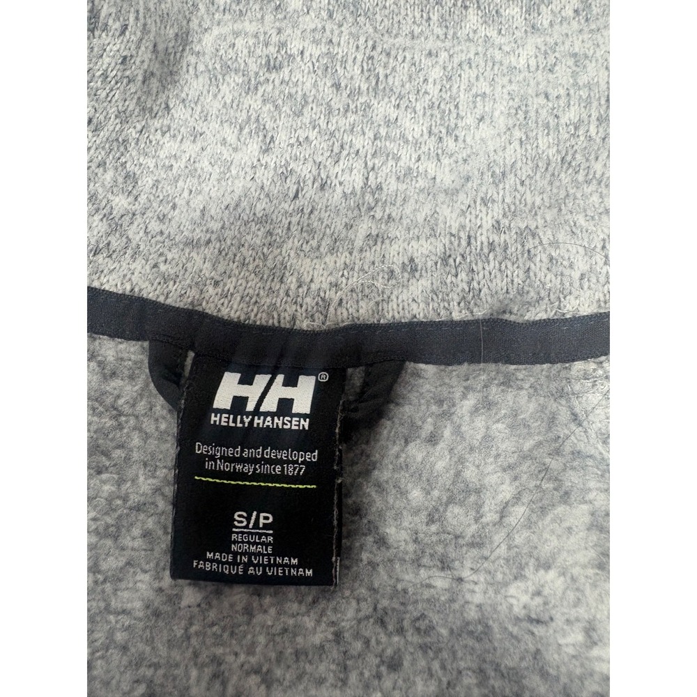 Helly Hansen Gray Fleece Sweater Pullover Men's Small S Outdoor Casual